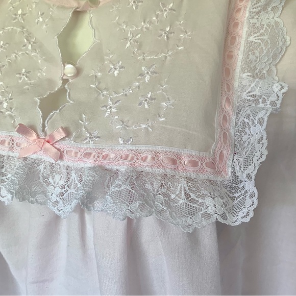 v i n t a g e :: Lace Embroidered Cottagecore Nightgown Soft Girl - Picture 3 of 13